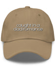 Caught in a Dad Romance® Embroidered Hat in Khaki by Gaddies