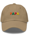 Papa Embroidered Hat in Khaki by Gaddies