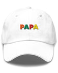 Papa Embroidered Hat in White by Gaddies