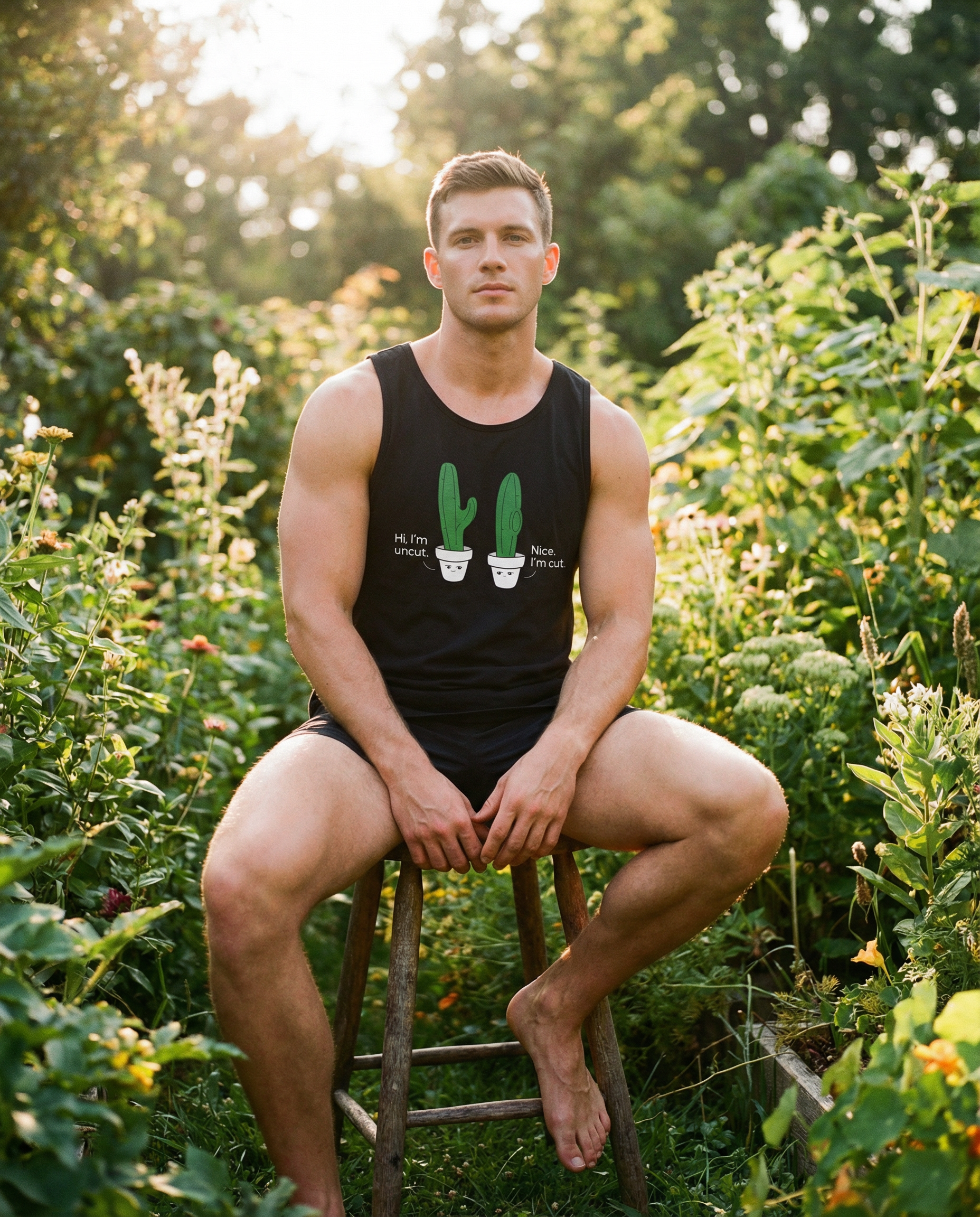 succulent tank top Plant Gaddy Tank Top Black / XS