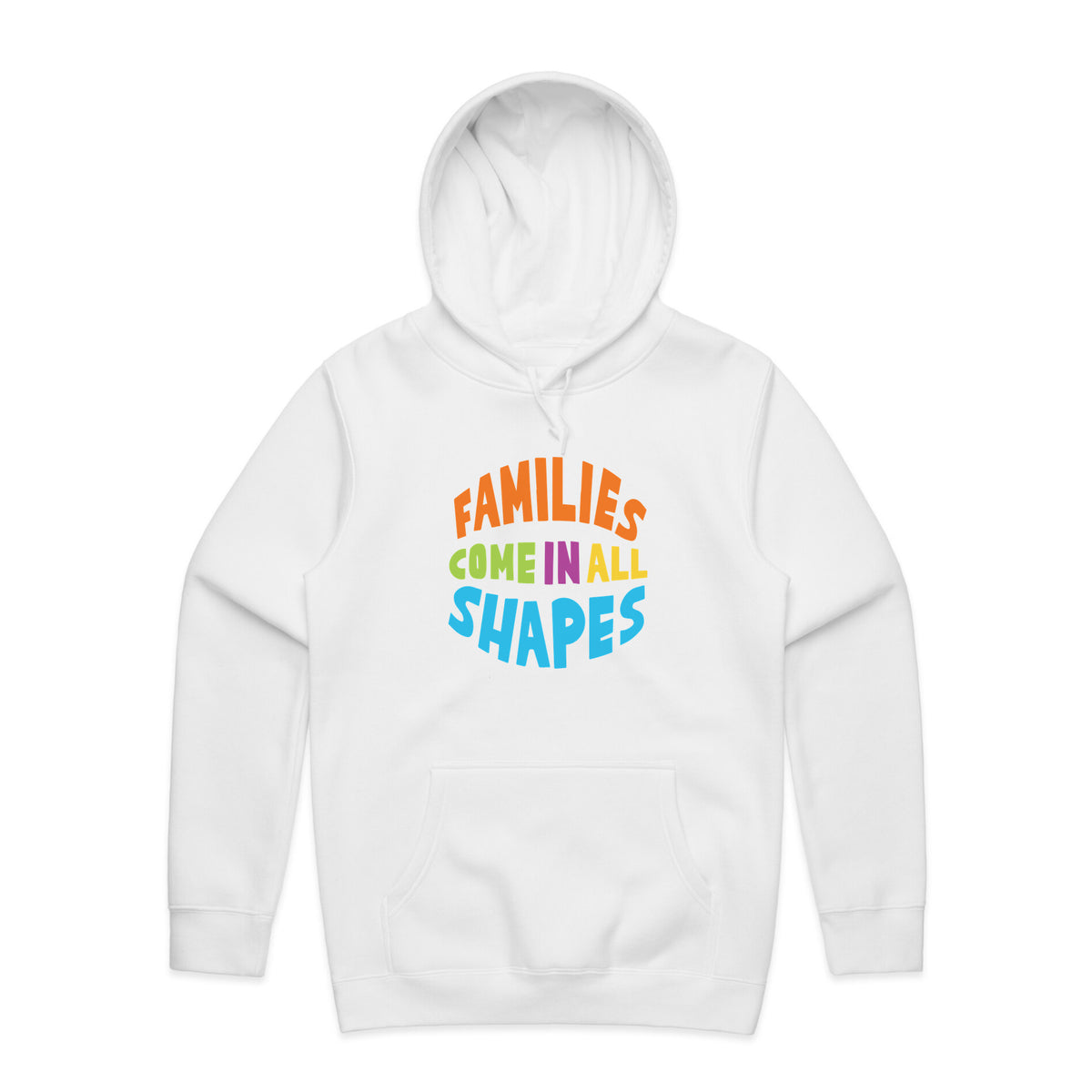 Shapes Hoodie in White by Gaddies