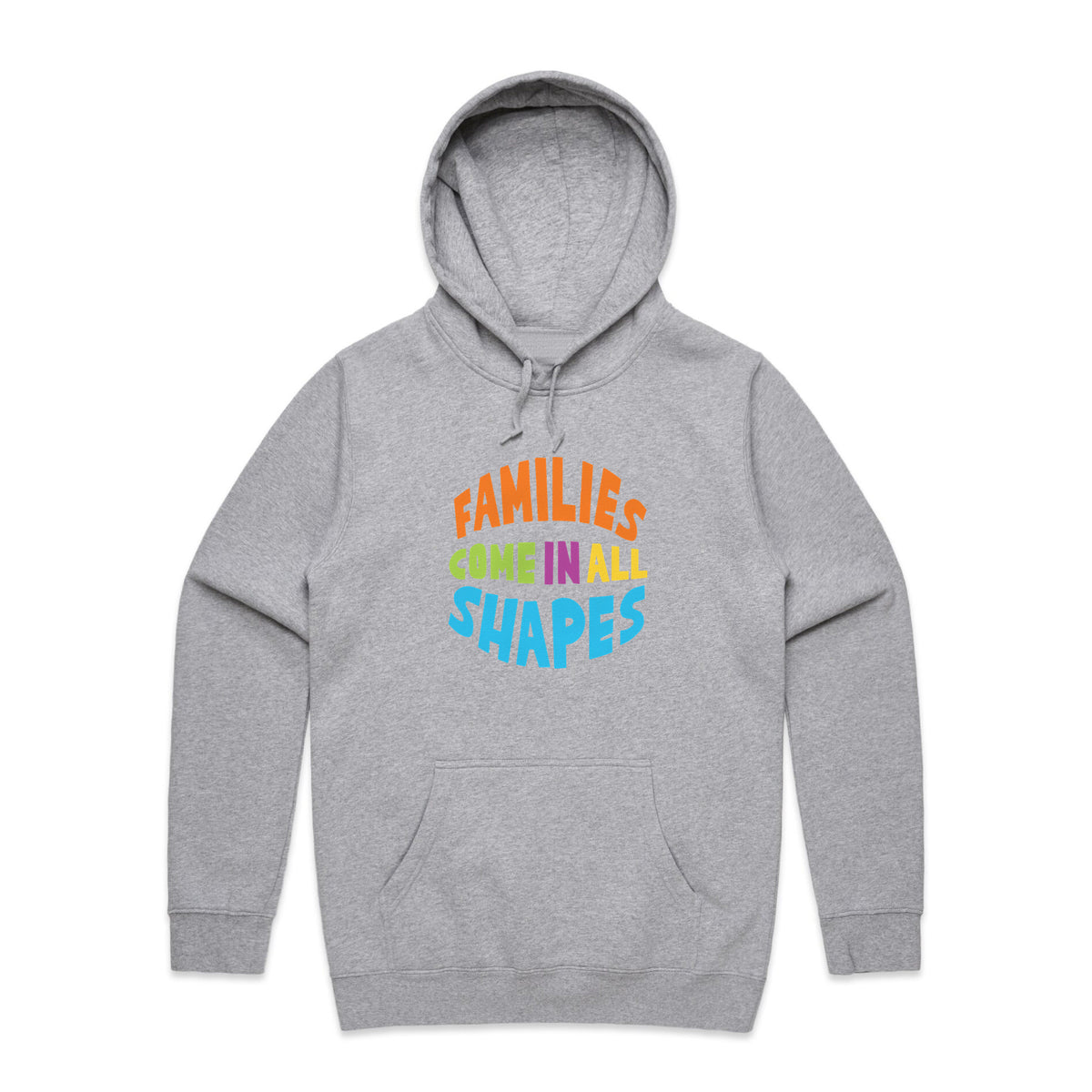 Shapes Hoodie in Athletic Heather by Gaddies