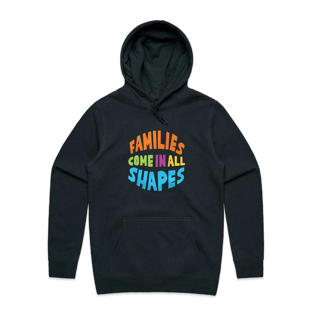 Shapes Hoodie in Navy by Gaddies