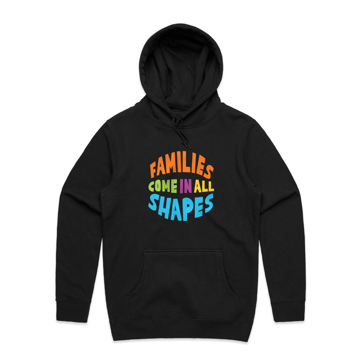 Shapes Hoodie in Black by Gaddies