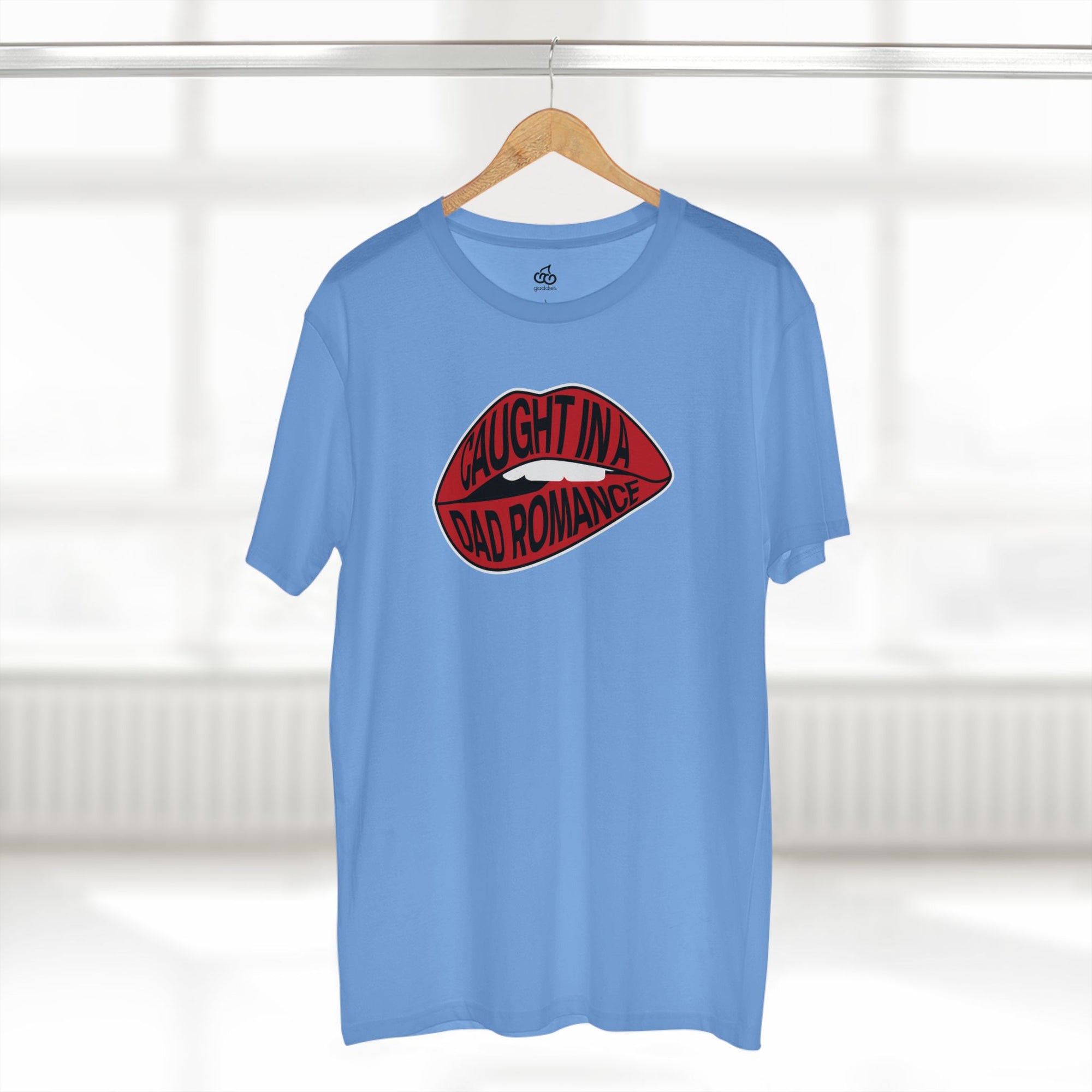 Gaddies Caught in a Dad Romance Lips Tee