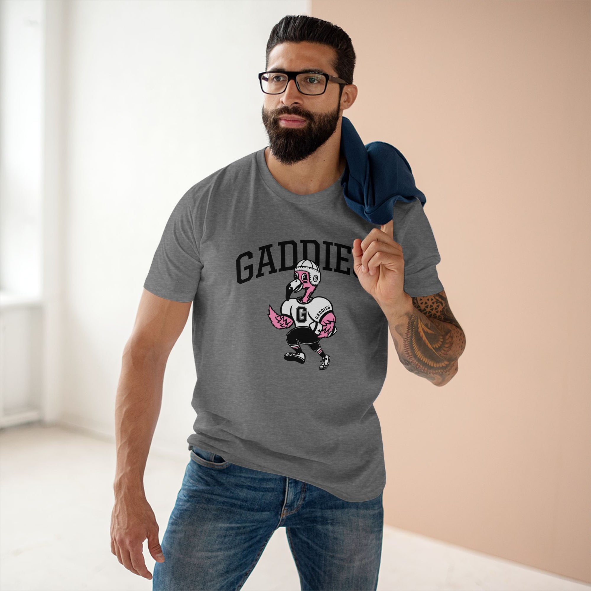 Gaddies Varsity Flamingo Tee