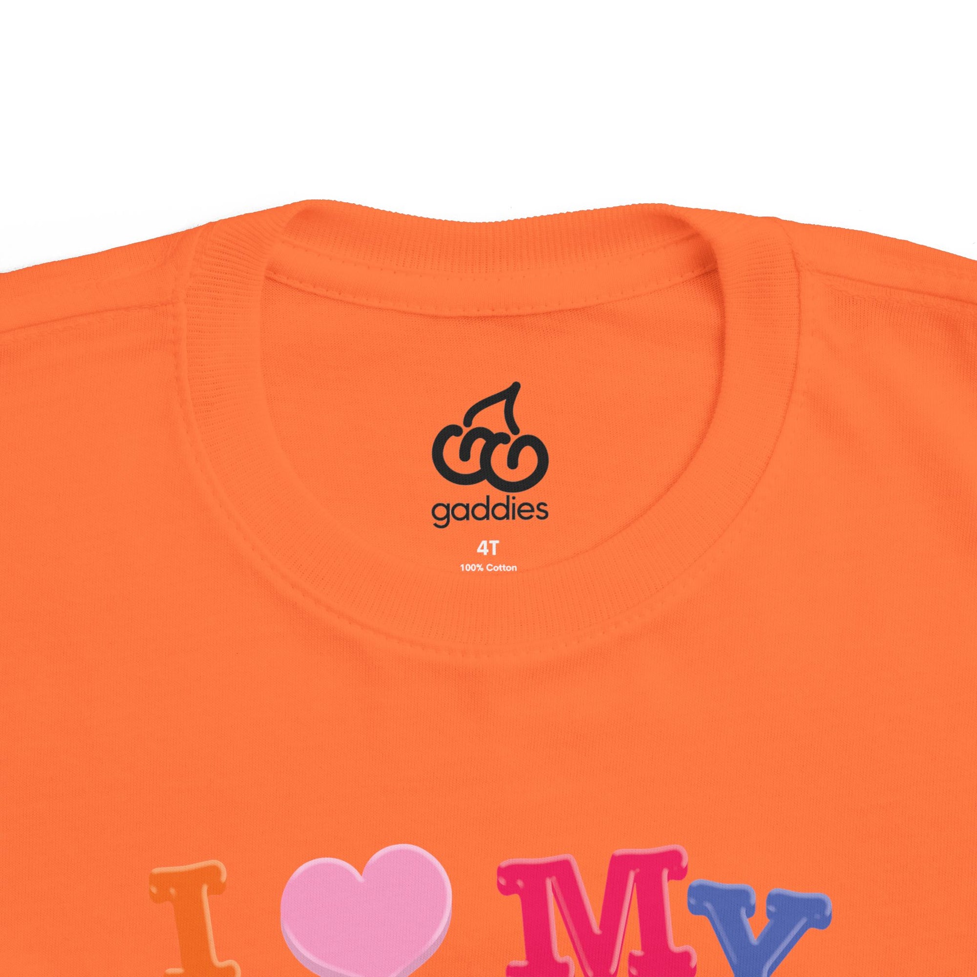 Gaddies Toddler Tee - I Heart My Gaddies Family Shirt