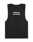Dads Are My Cardio Tank Top in Black by Gaddies