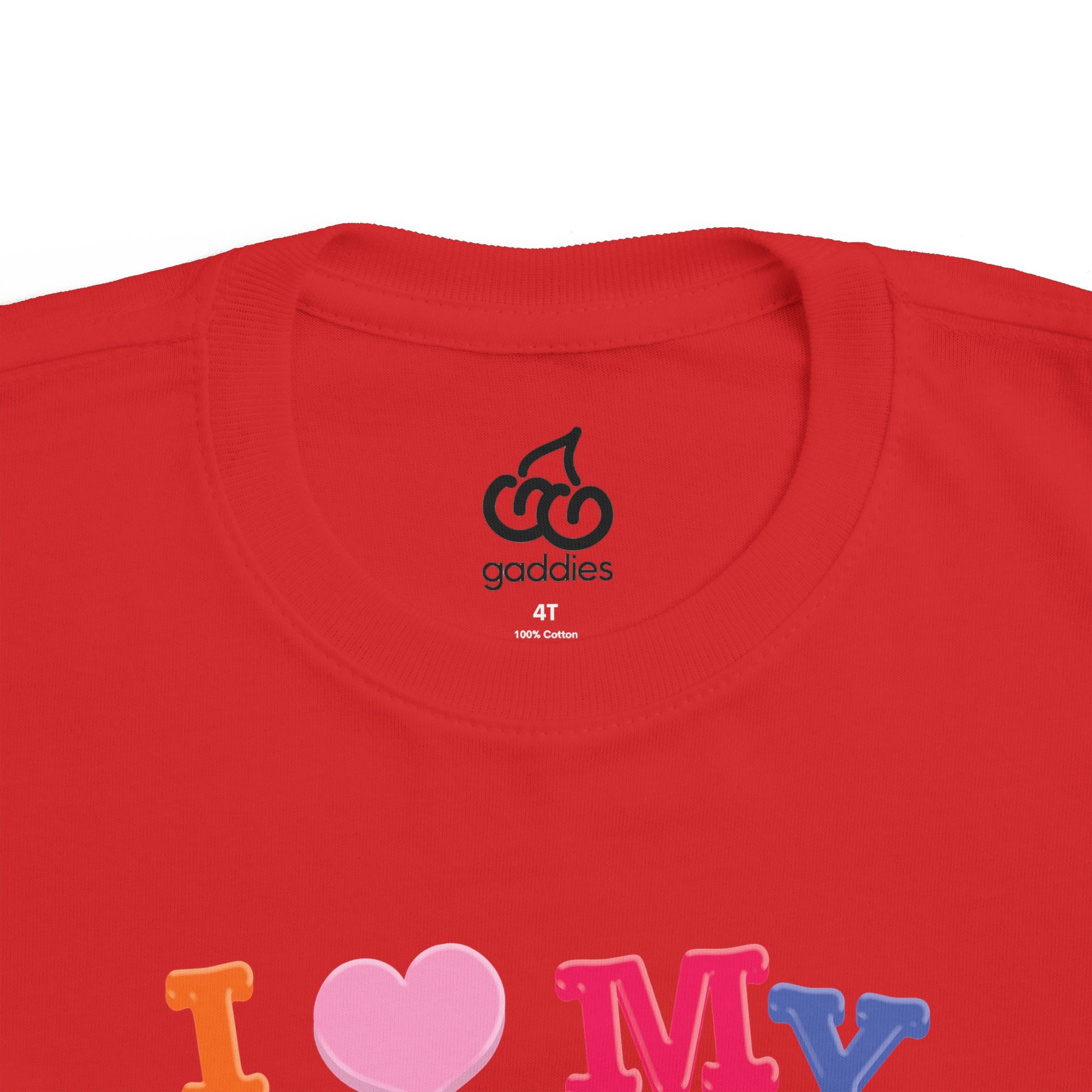 Gaddies Toddler Tee - I Heart My Gaddies Family Shirt