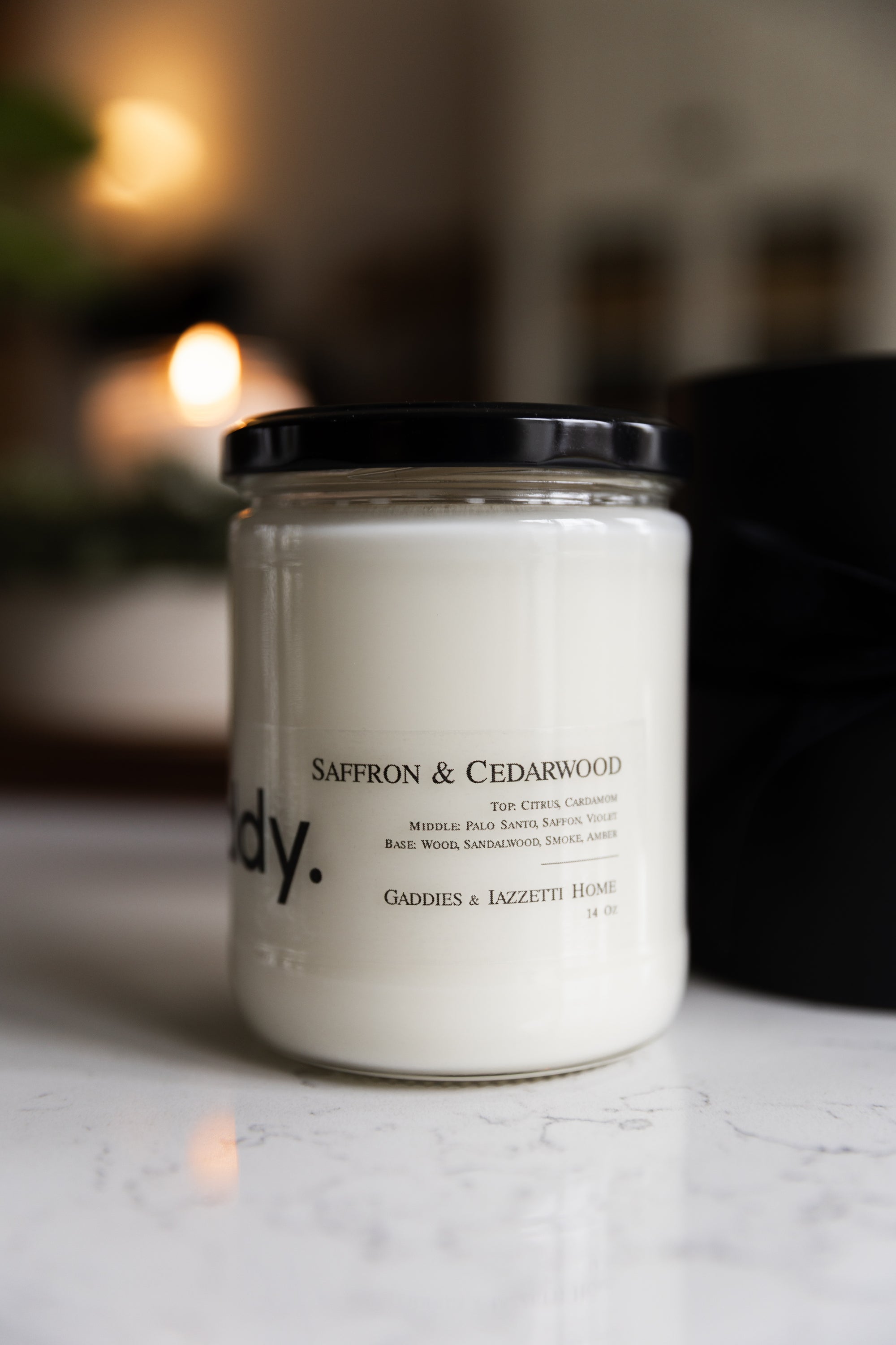 Gaddies 14oz Saffron Cedarwood Candle