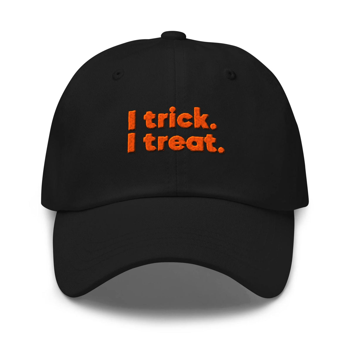 I Trick I Treat Embroidered Hat in Black by Gaddies