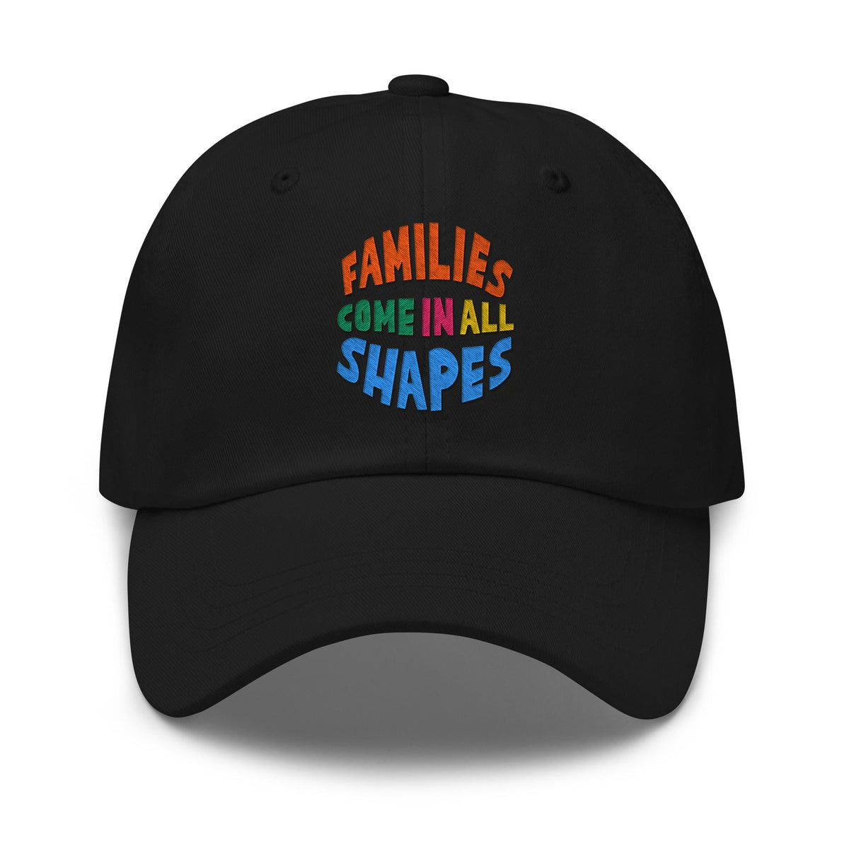 Shapes Hat (embroidered) in Black by Gaddies