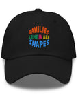 Shapes Hat (embroidered) in Black by Gaddies