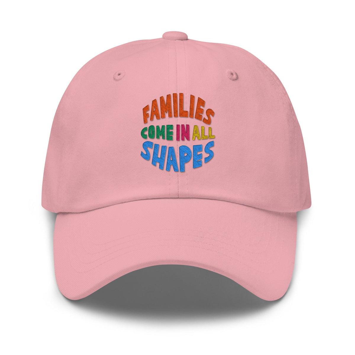 Shapes Hat (embroidered) in Pink by Gaddies