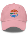 Shapes Hat (embroidered) in Pink by Gaddies