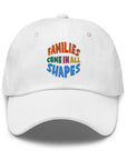 Shapes Hat (embroidered) in White by Gaddies